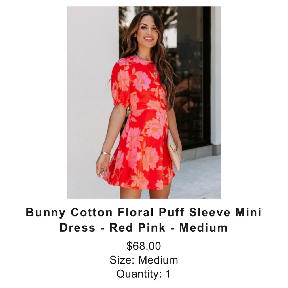 Vici floral dress